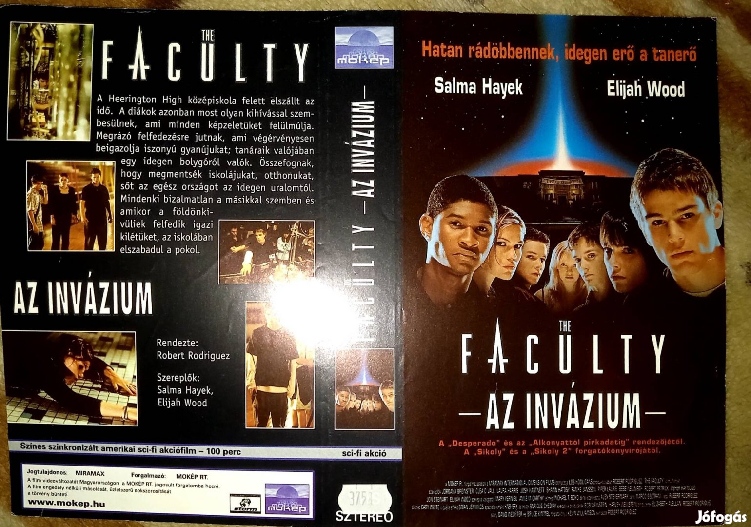 Faculty -Az invázium - horror vhs - nagytok