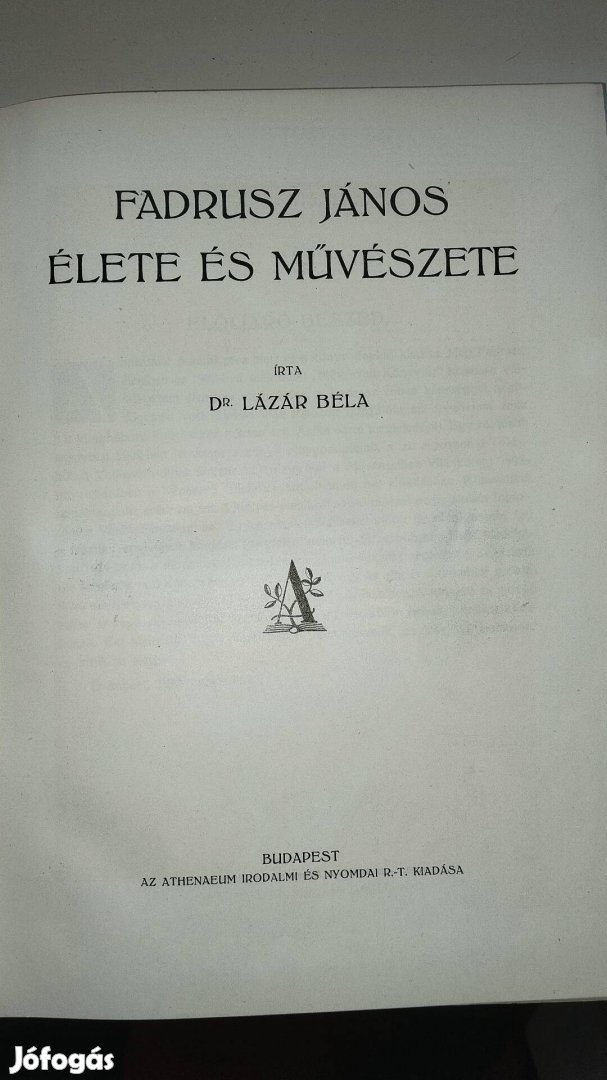 Fadrusz János élete és művészete