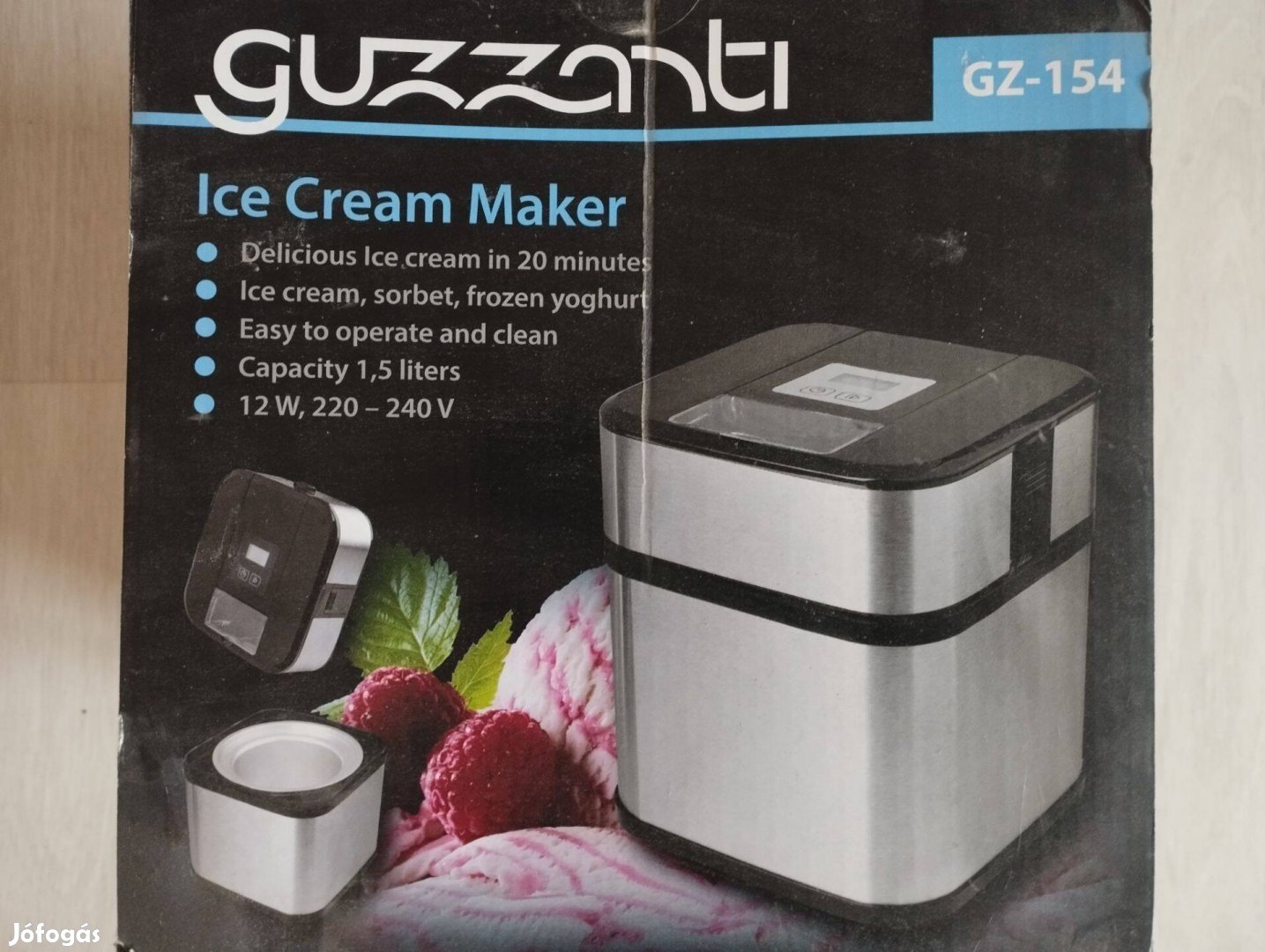 Fagylaltgép Joghurtgép Guzzanti Bármilyen Fizetés Lehetséges