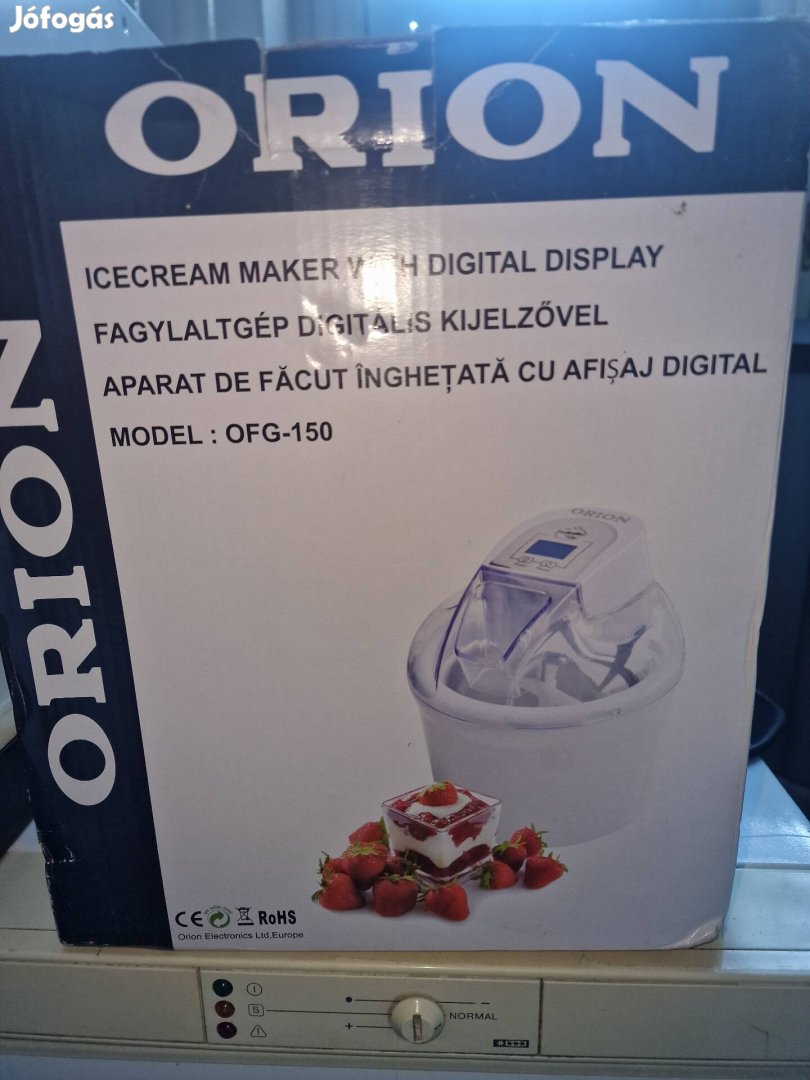 Fagylaltgép digitális. Új, nem használt.
