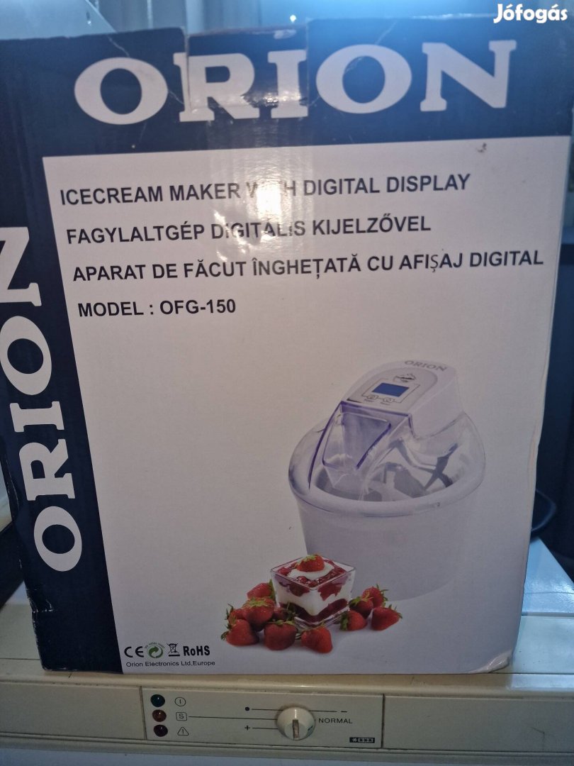Fagylaltgép digitális. Új, nem használt.