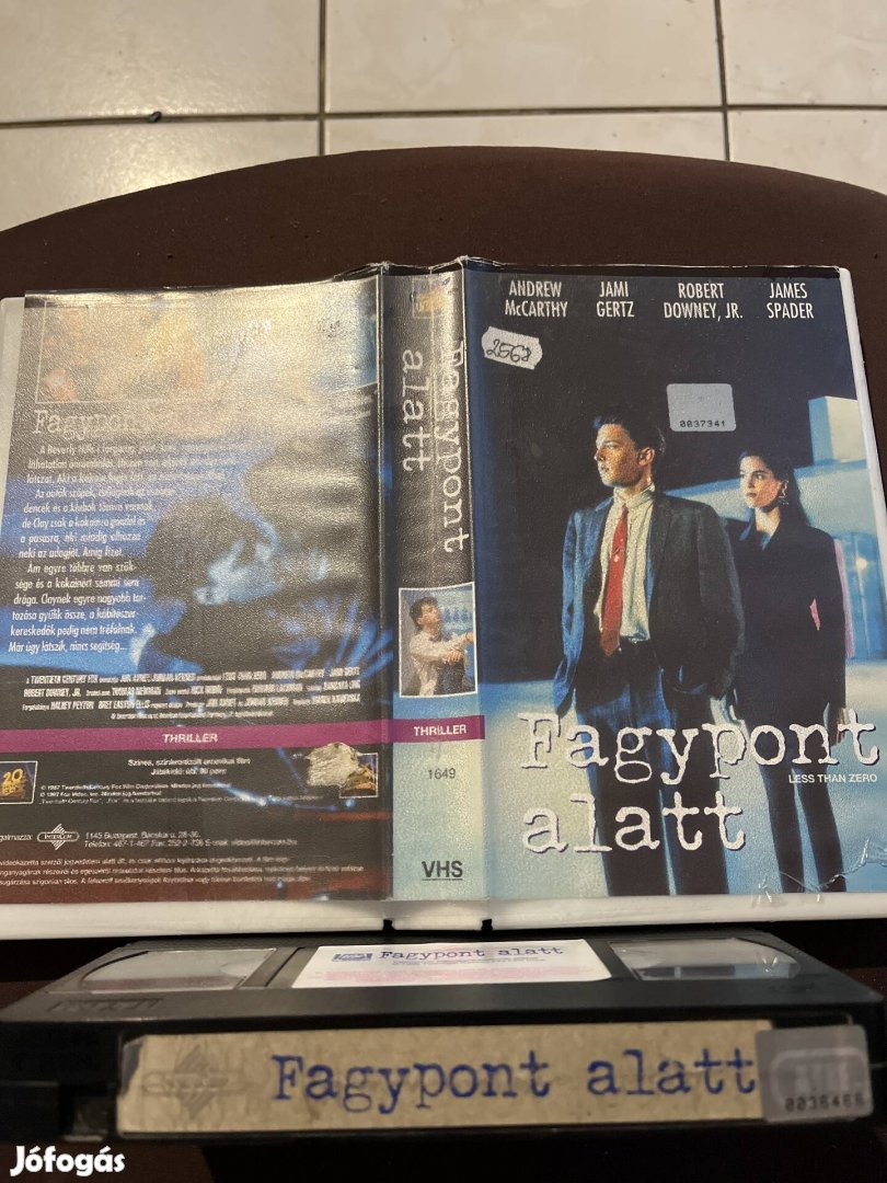 Fagypont alatt thriller vhs