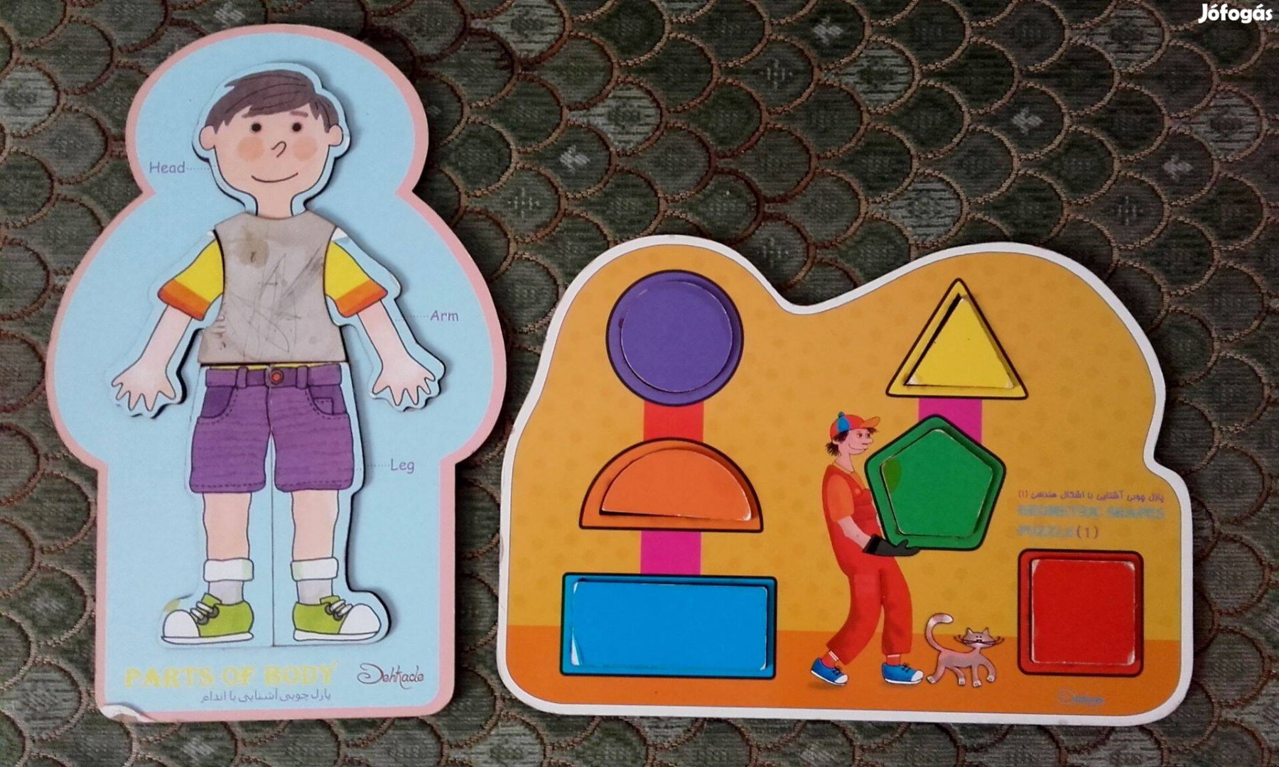 Fakirakók, testrészek, formák