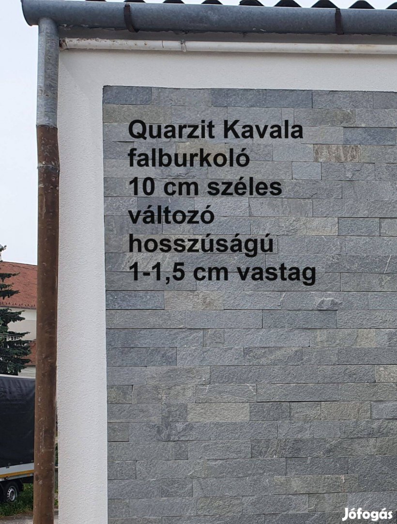 Falburkoló, természetes kő