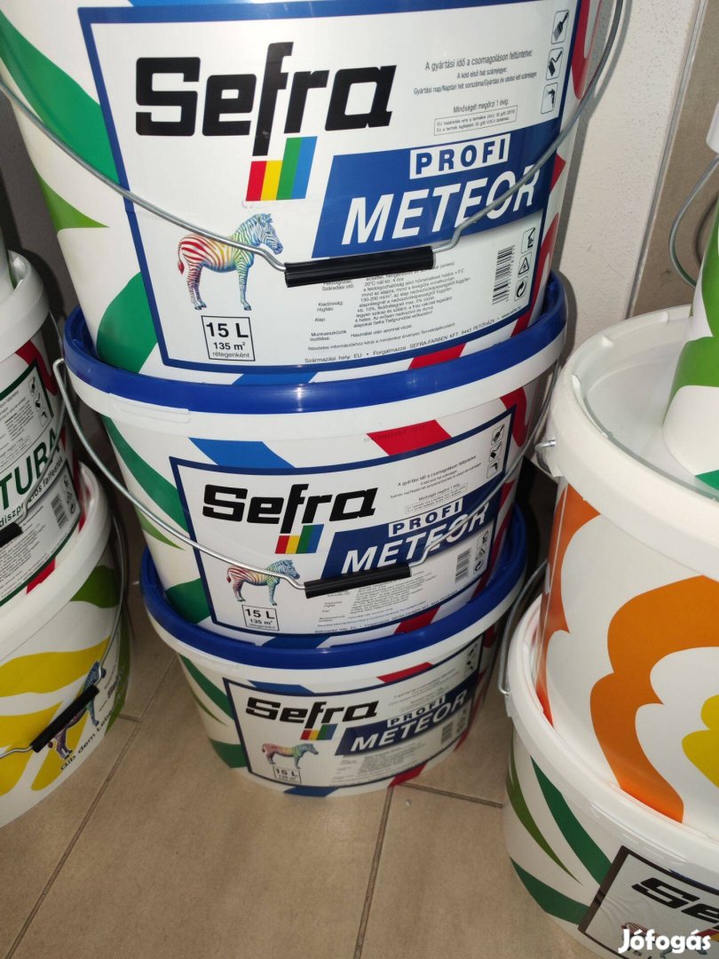 Falfesték ,,Sefra Meteor,, Fehér,15 L - Eladó