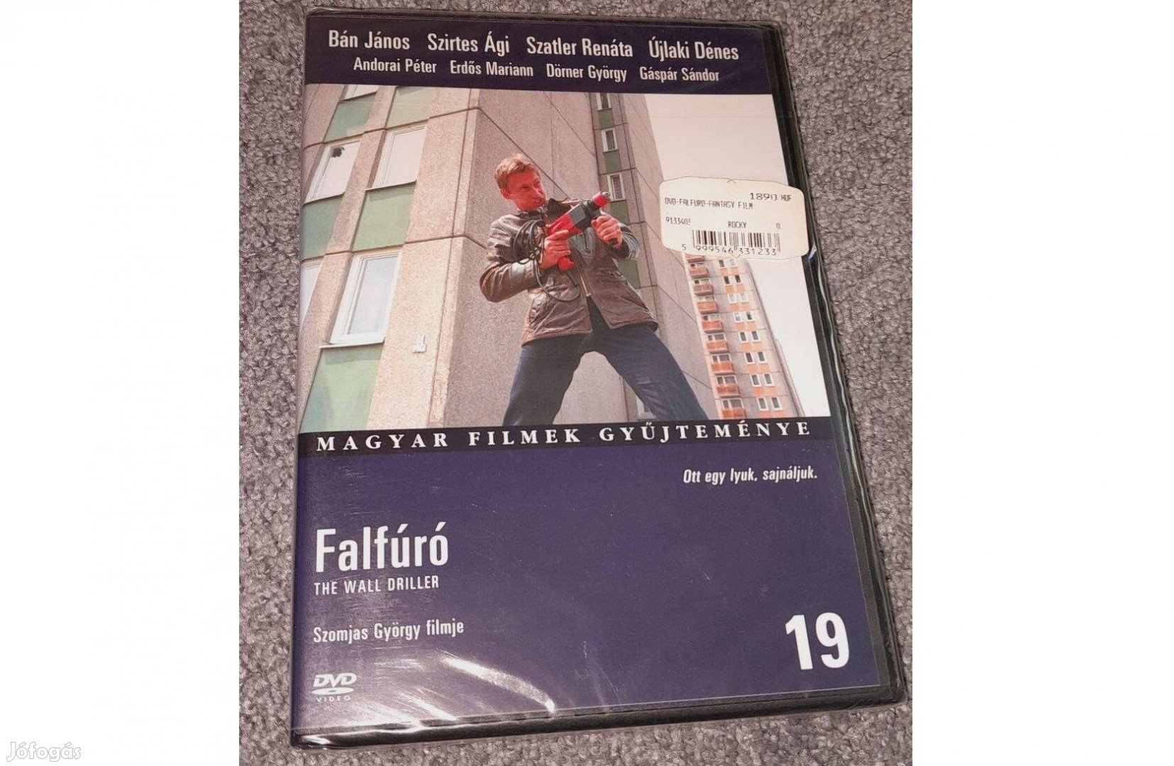 Falfúró DVD (1986) Új, Fóliás Magyar filmek gyűjteménye 19. (Bán János