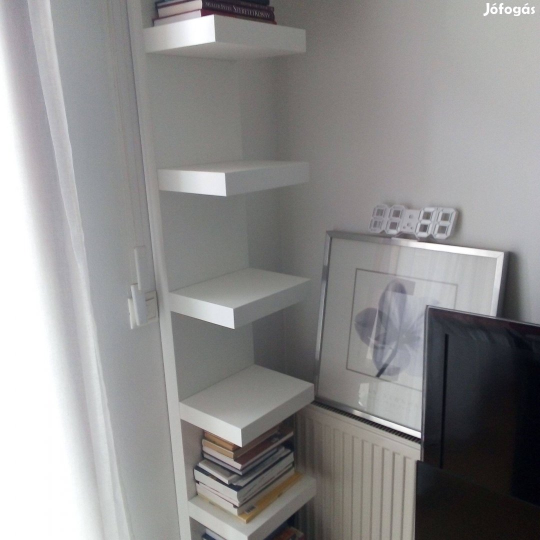 Fali Polc - 6 polcos - vízszintesen is falra helyezhető