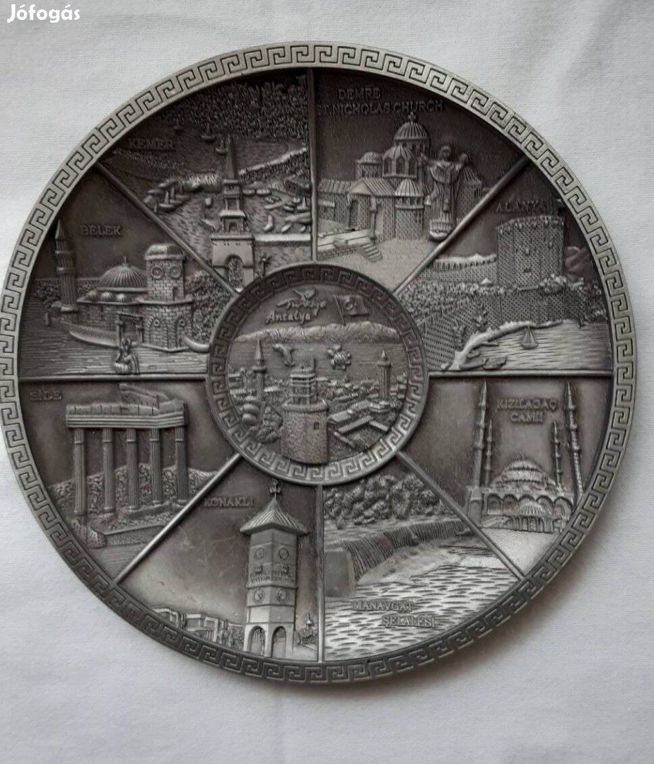 Fali dísztányér Törökországból
