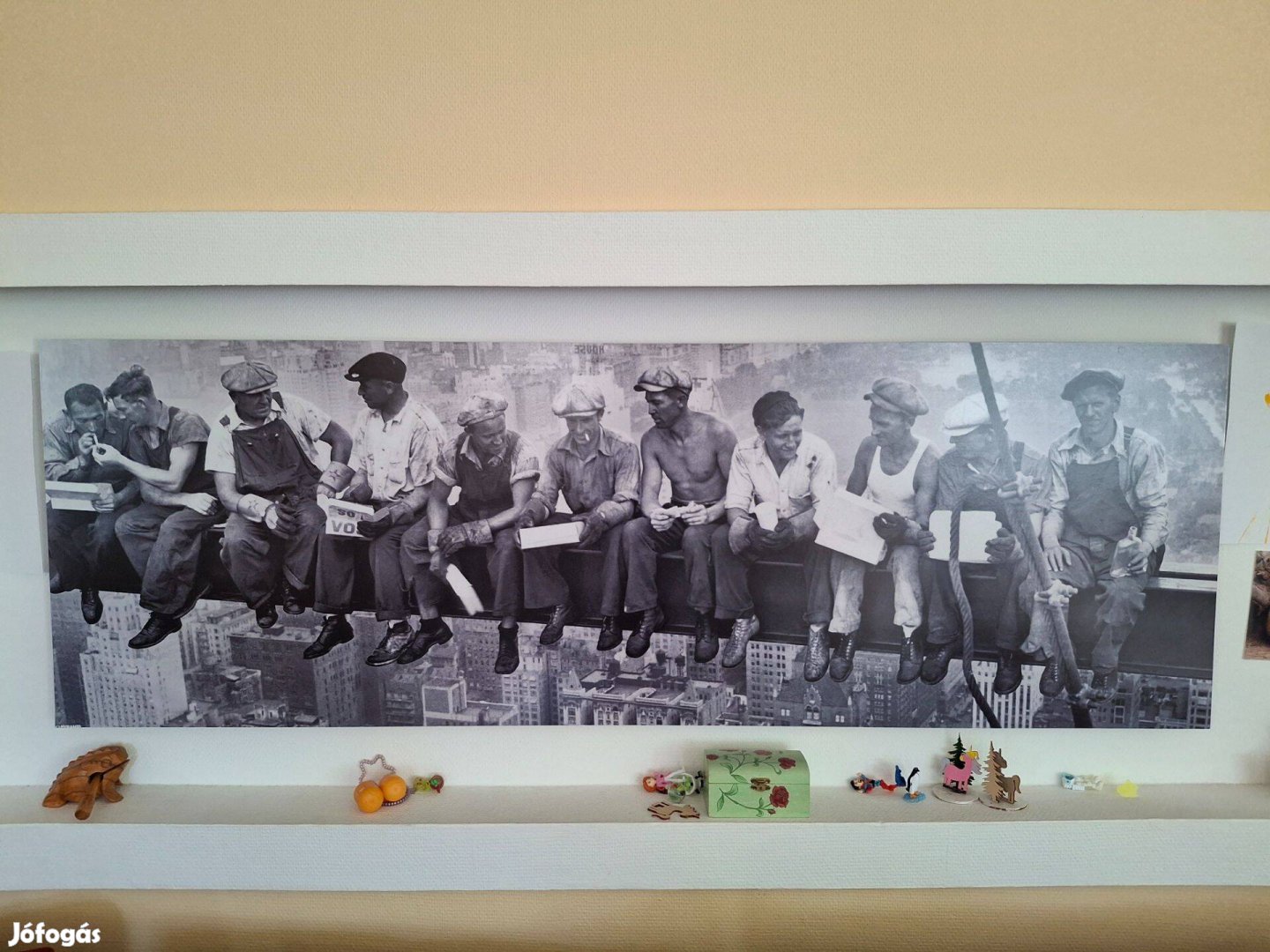Fali kép, 156*52 cm, Lunch in the sky