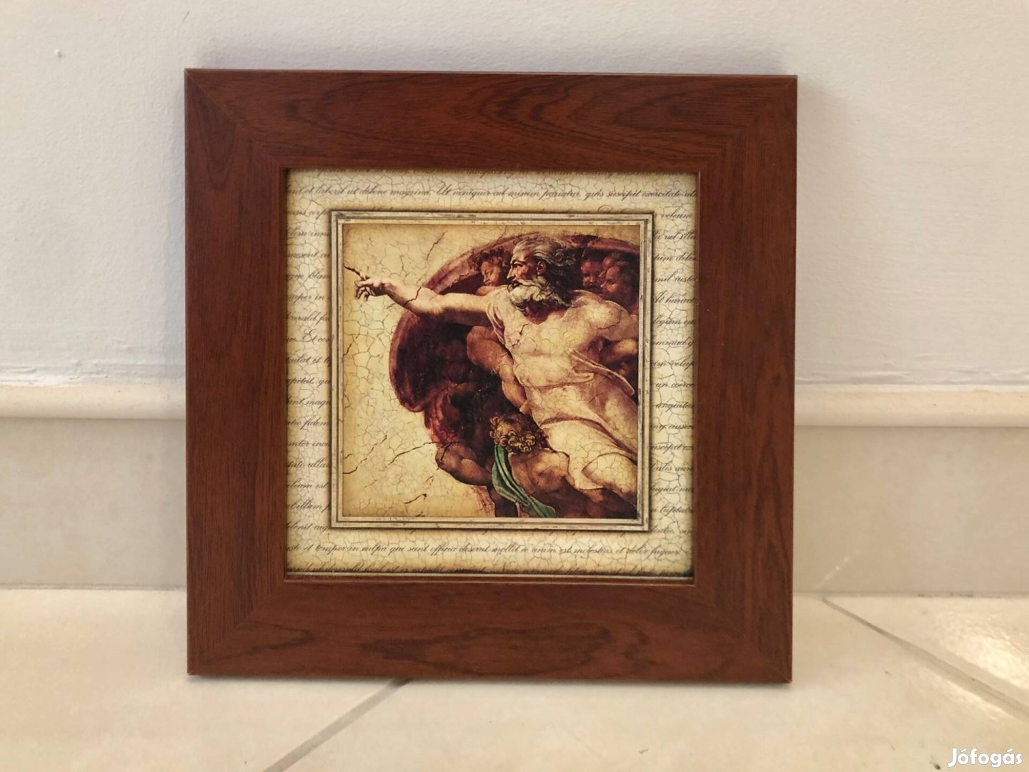 Fali kép fa keretben - Michelangelo