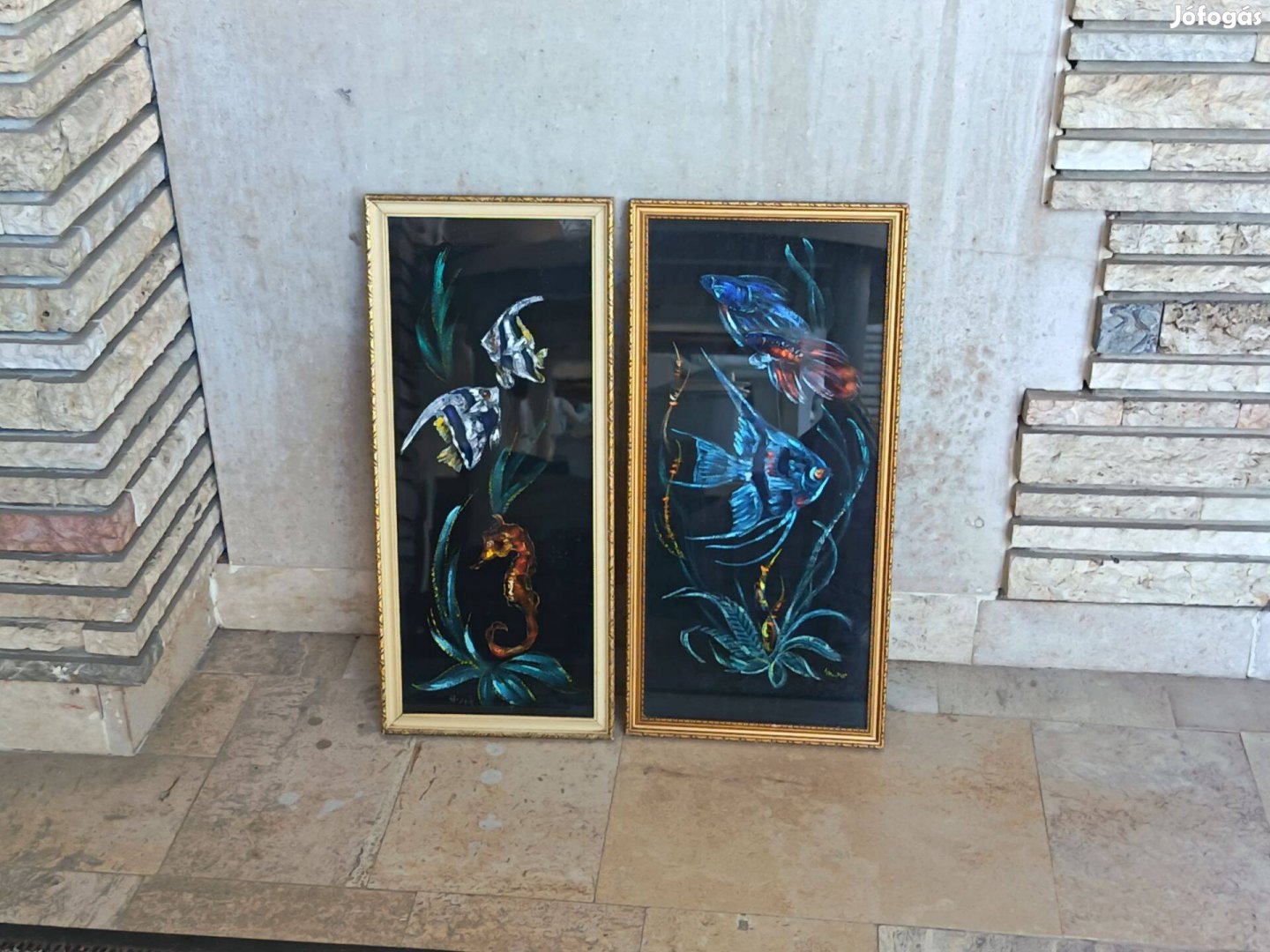 Fali kép keretben 2 db