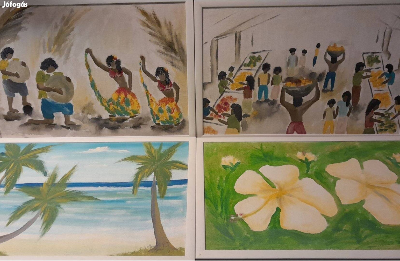 Fali képek, festmények 67 x 47 cm-es kerettel