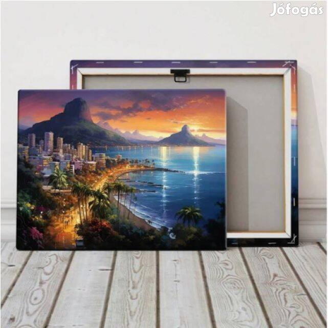 Fali vászonkép kerettel - Rio de Janeiro 40x30x1 cm