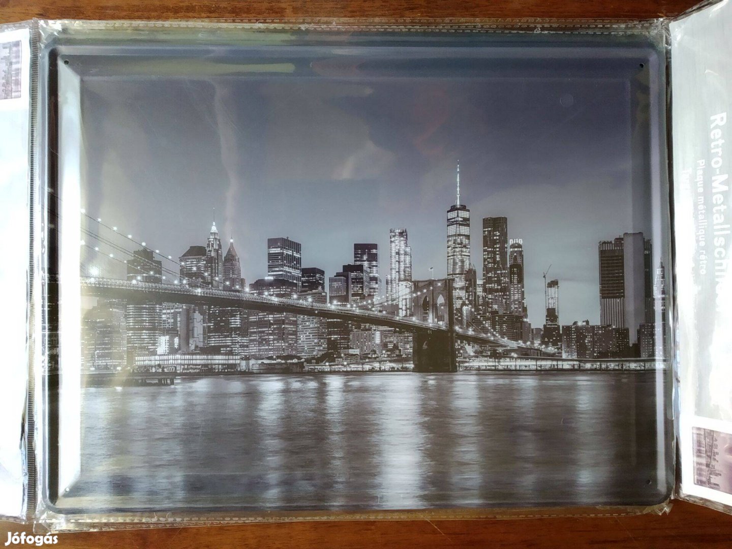 Falikép Dekoráció Fém Táblák,Újak Retro 40X30 CM