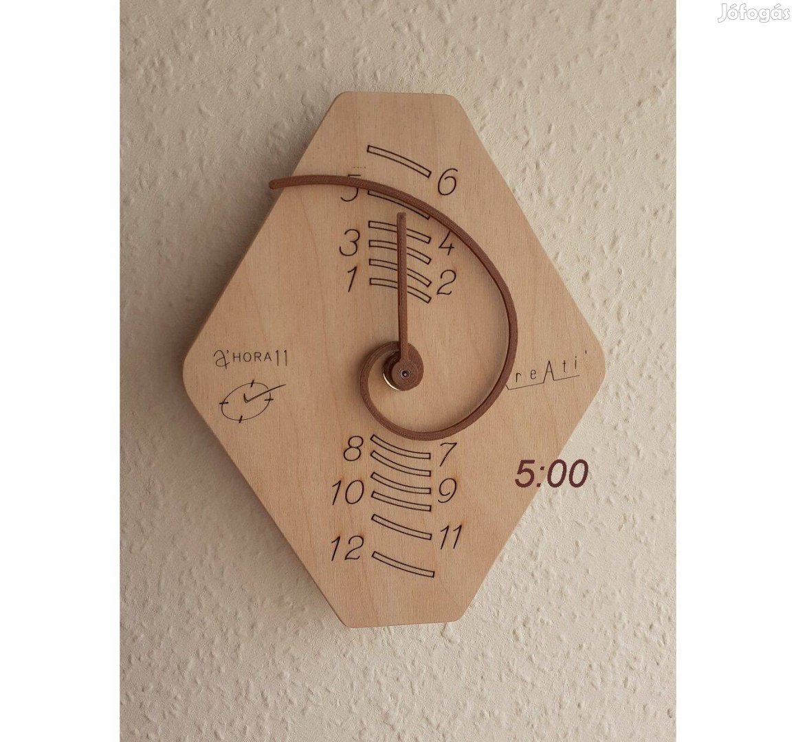 Falióra Fibonacci2 spirál óra