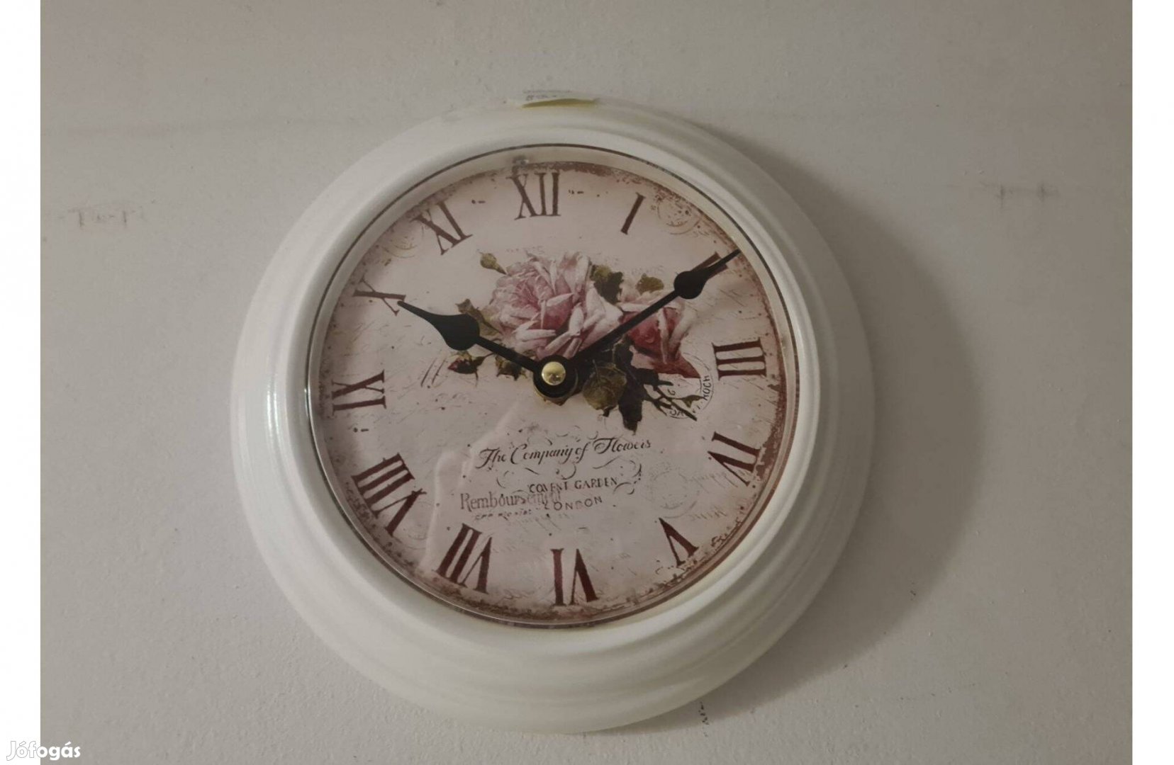 Falióra rózsa mintával 21 cm