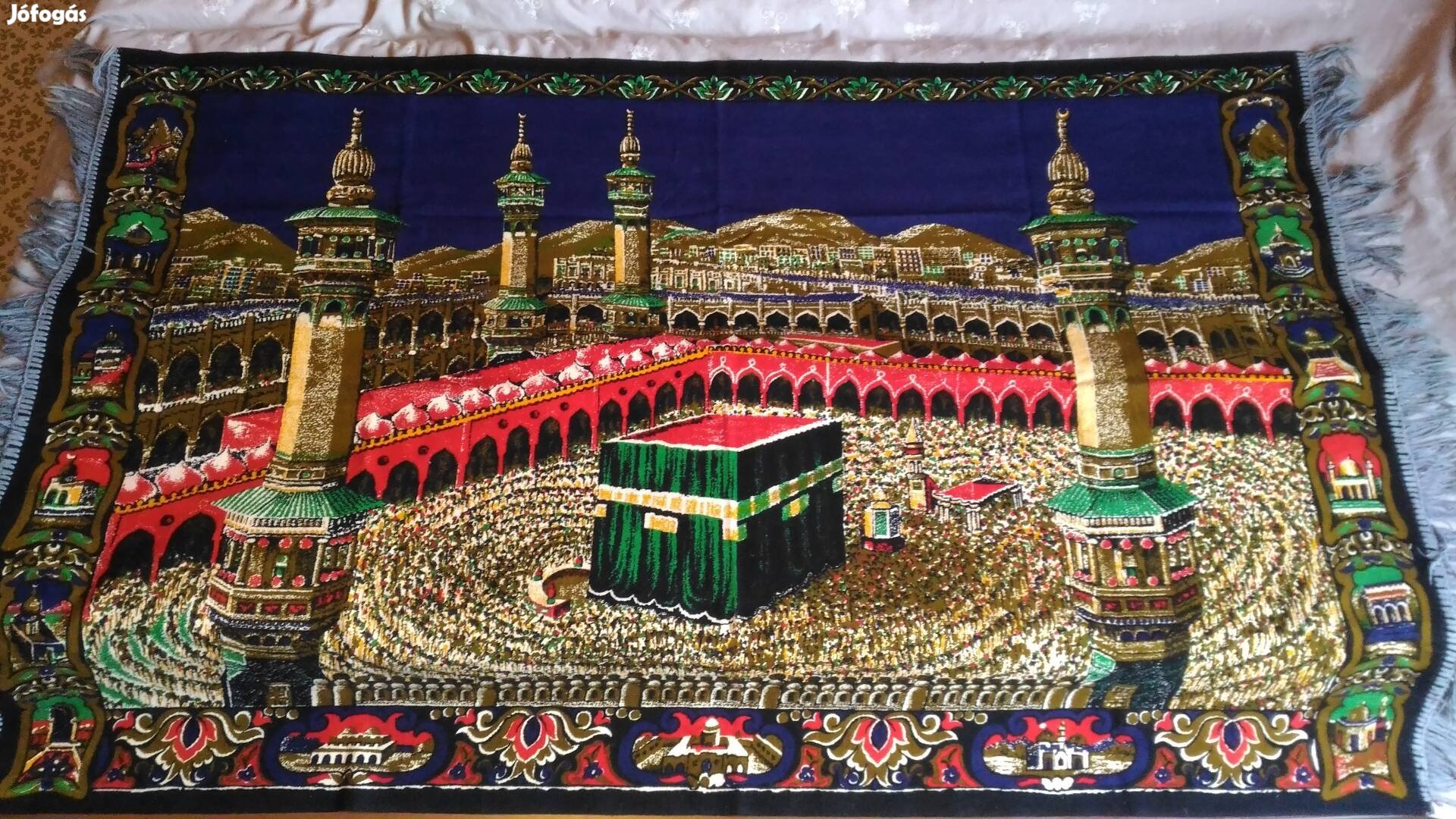 Faliszőnyeg -Mekka Kába Kő 