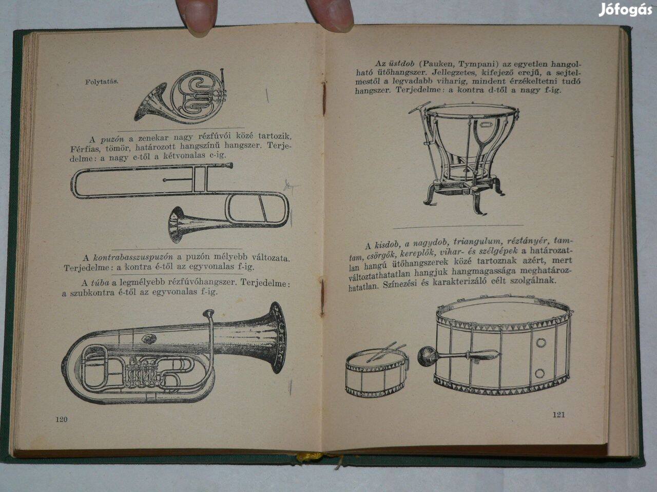 Falk Géza Mindentudó zenei zsebkönyv / könyv 1936 Rózsavölgyi kiadás