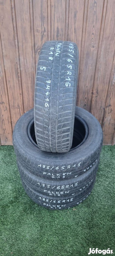 Falken 185/65 R15 5mm 2018-as Téli Gumiabroncs 4db #416