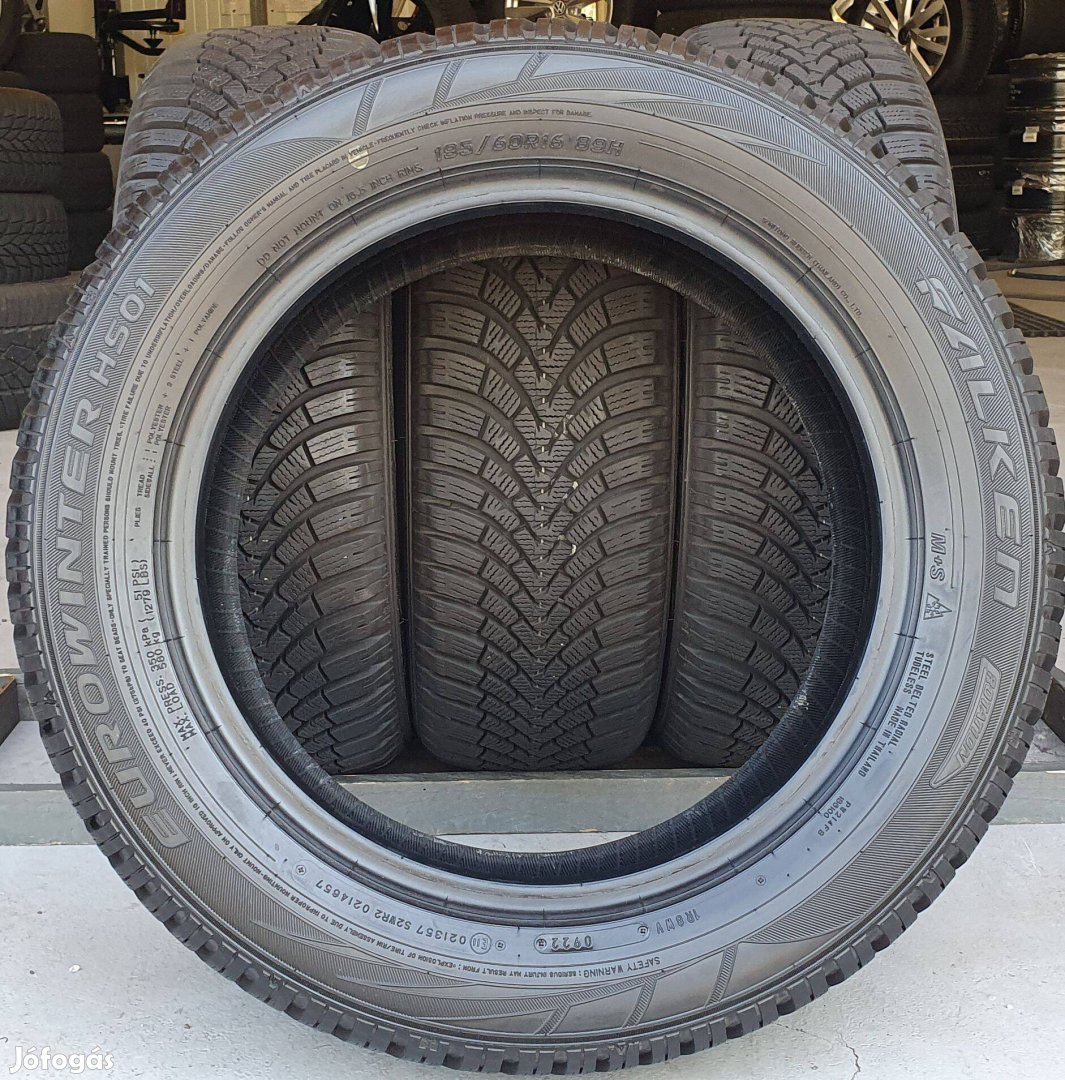 Falken Eurowinter 195/60 R16 újszerű téli gumi 4db /T169