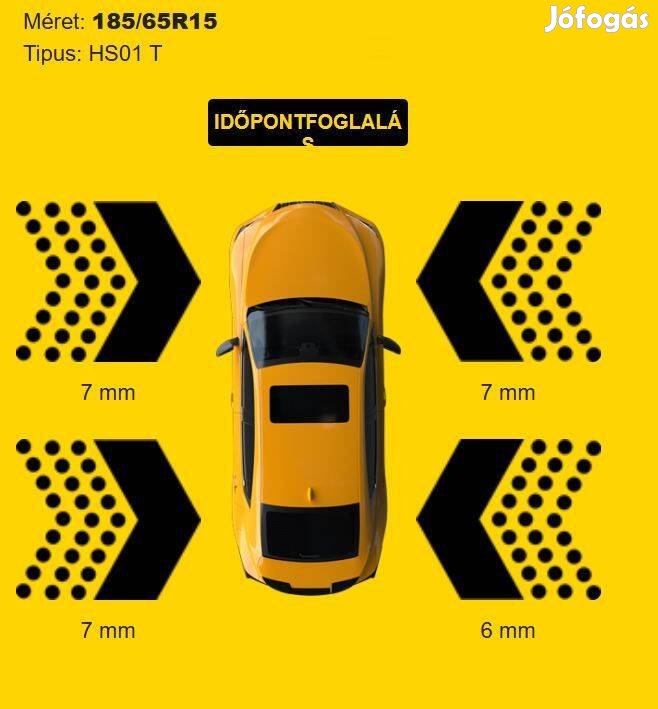 Falken HS01 téli gumi 4 db használt (felni nélkül)