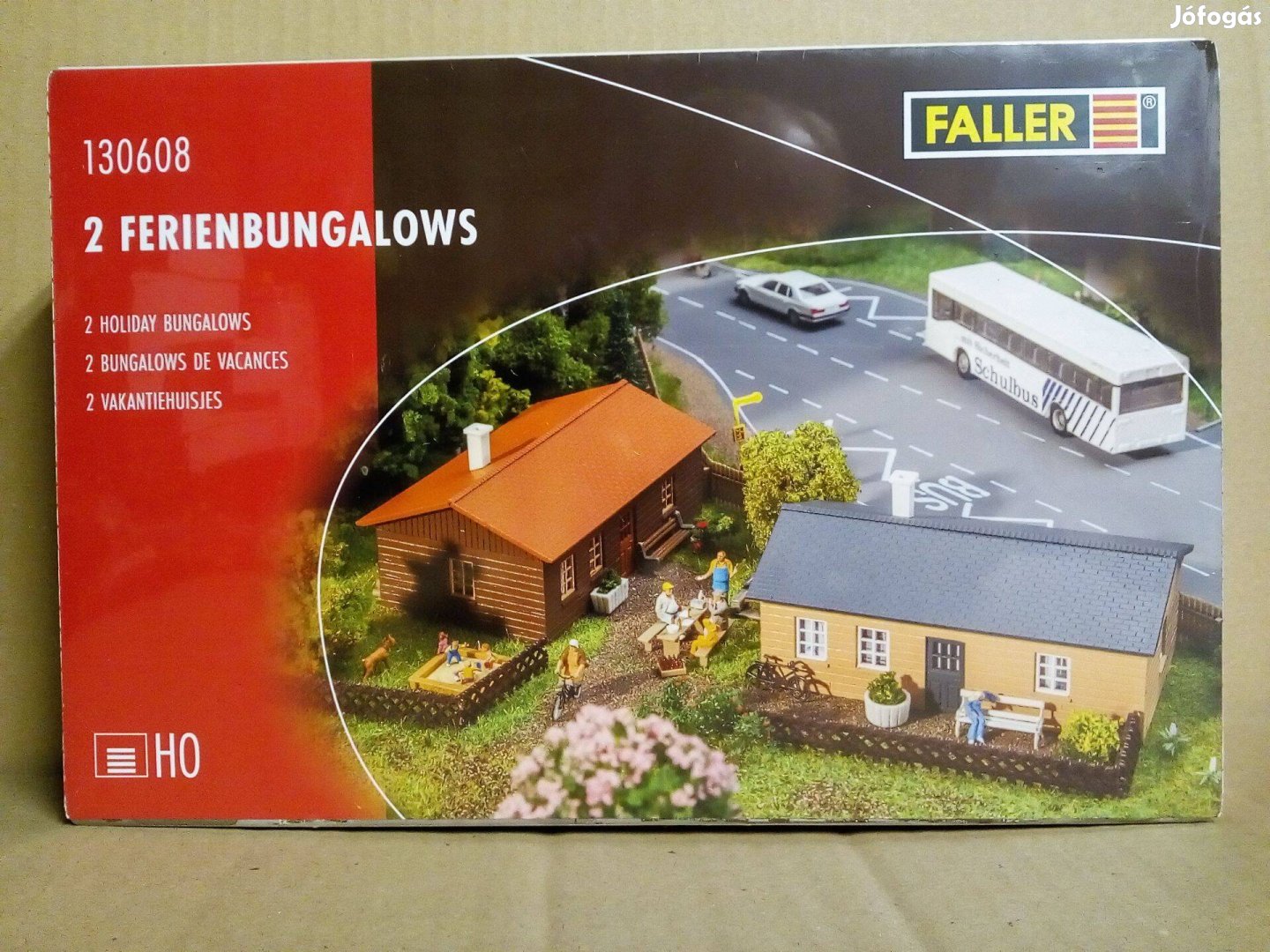 Faller 130608 2 db Bungalló nyaraló épület építőkészlet H0