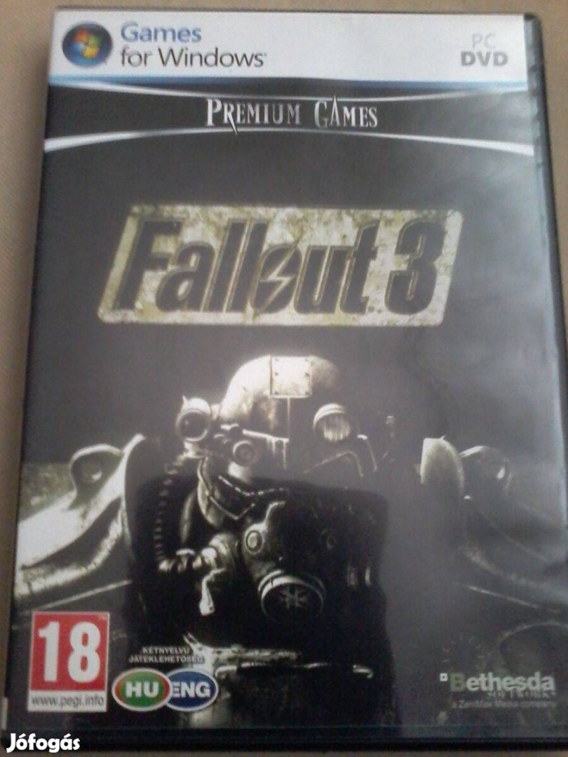 Fallout 3(magyar feliratos) PC játék eladó.(nem postázom)