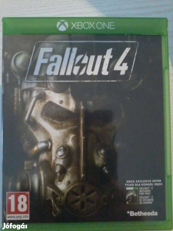 Fallout 4 Xbox 1 játék eladó.(nem postázom)