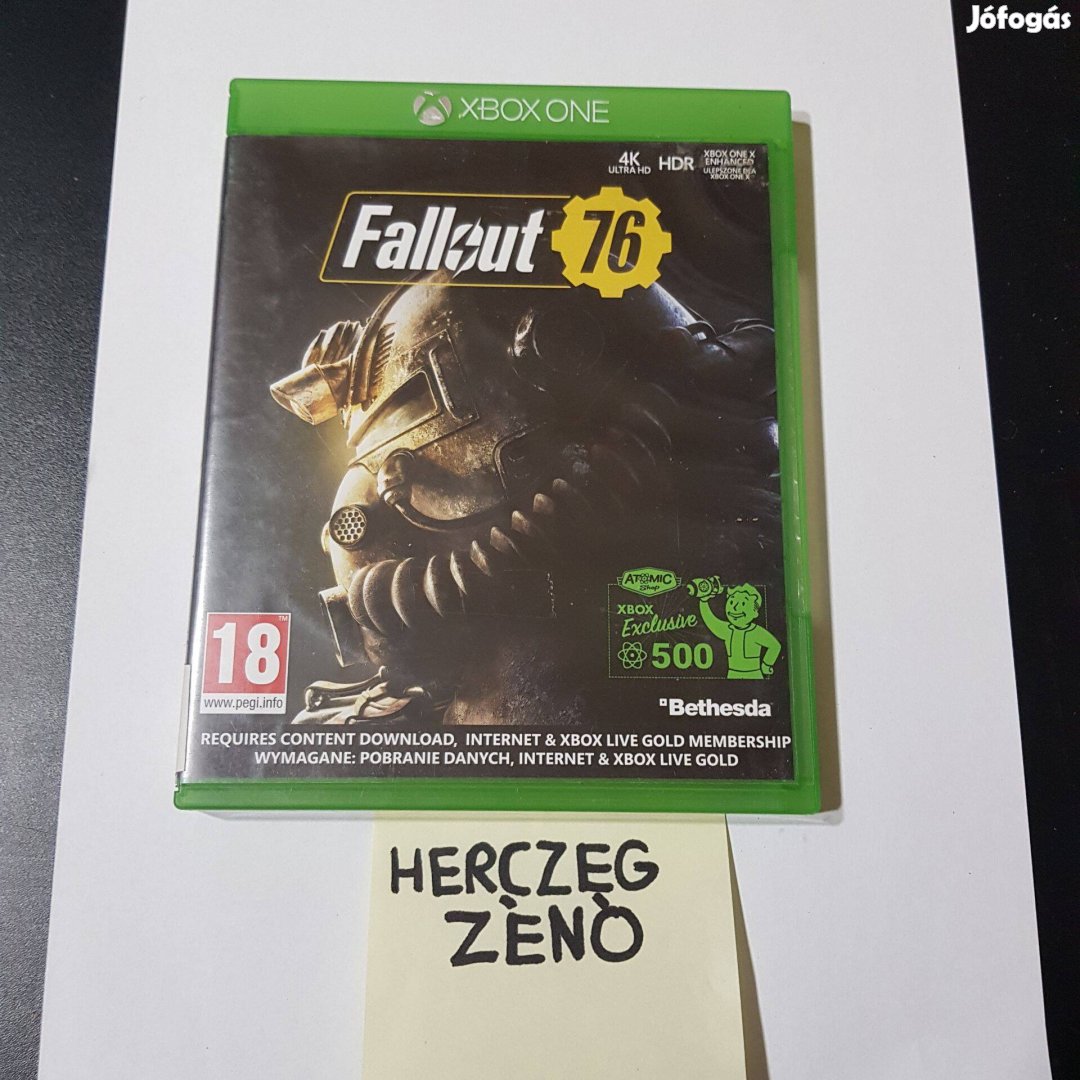 Fallout 76 xbox one