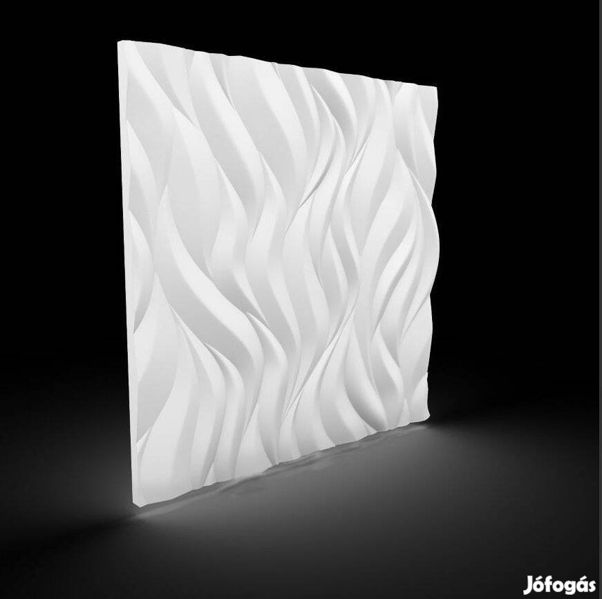 Falpanel 3D JEPS Flames, magyarországi címre kiszállítva 60x 60 cm , 2