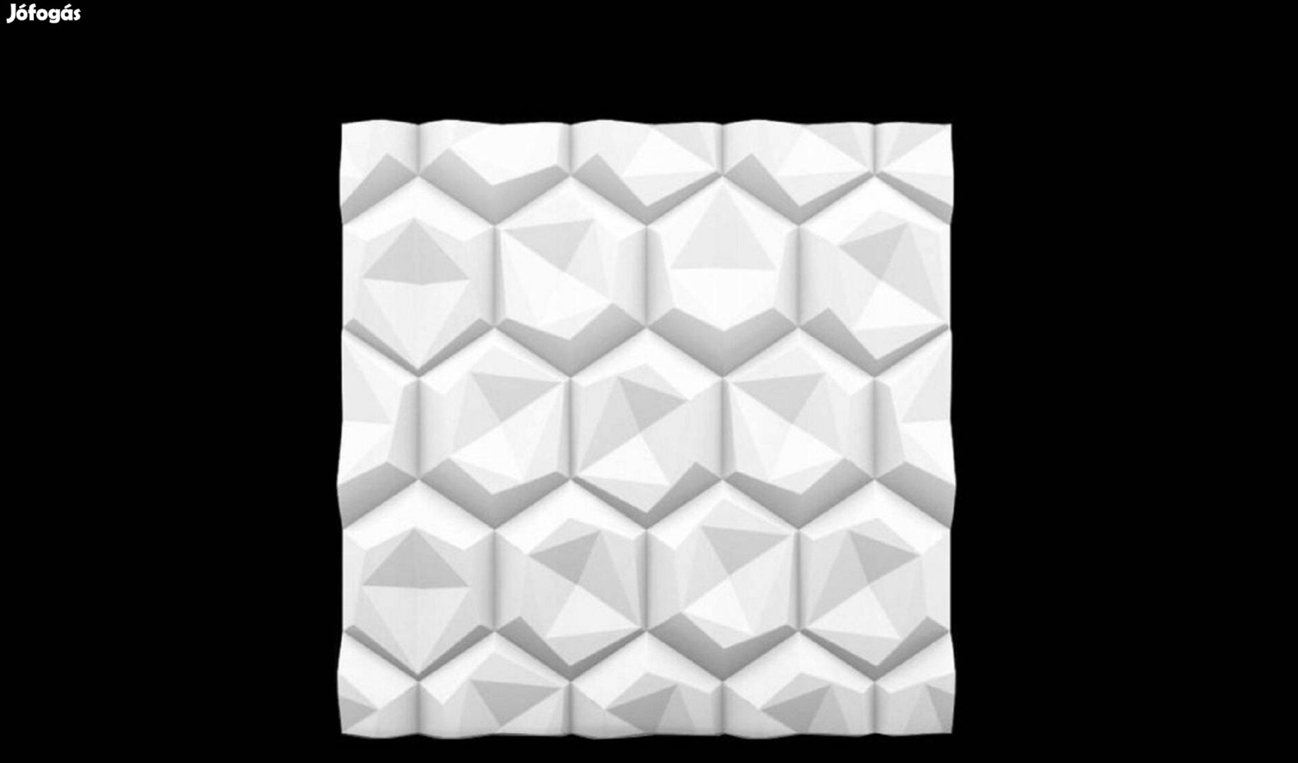 Falpanel 3D JEPS Hexagon, magyarországi címre kiszállítva 60x 60 cm ,