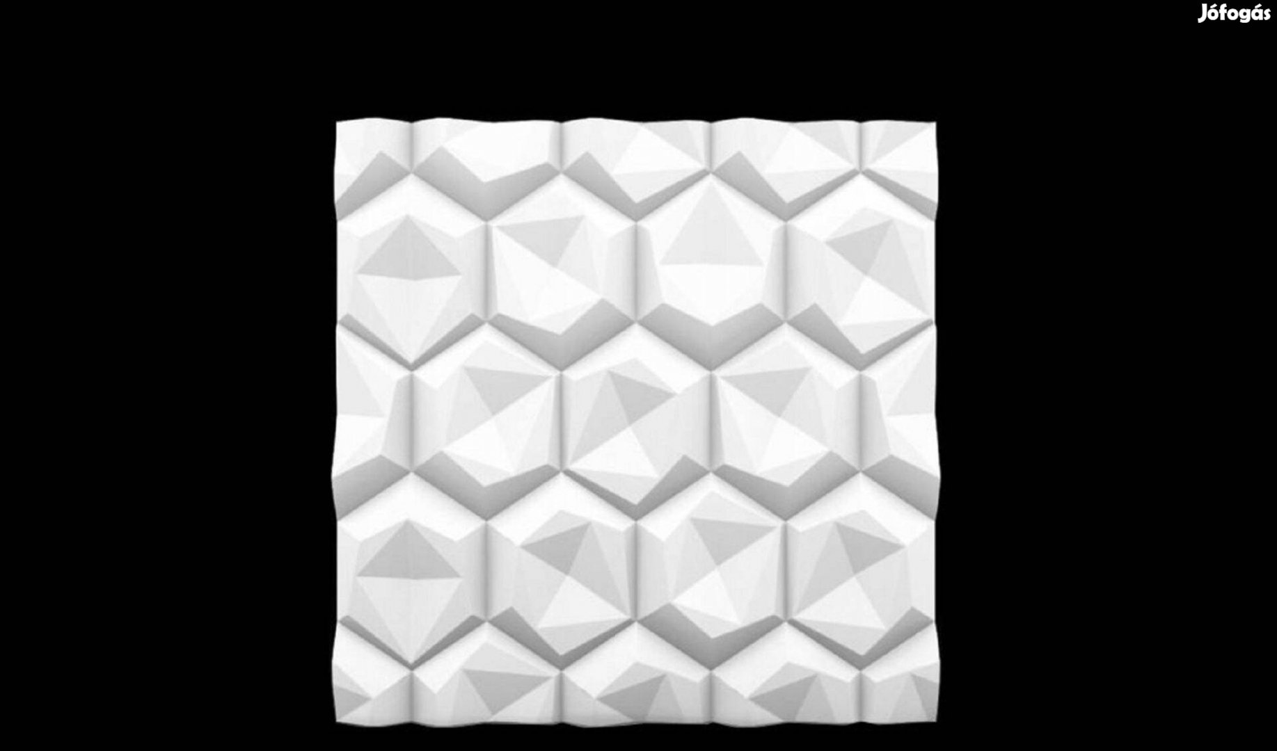 Falpanel 3D JEPS Hexagon, magyarországi címre kiszállítva 60x 60 cm ,