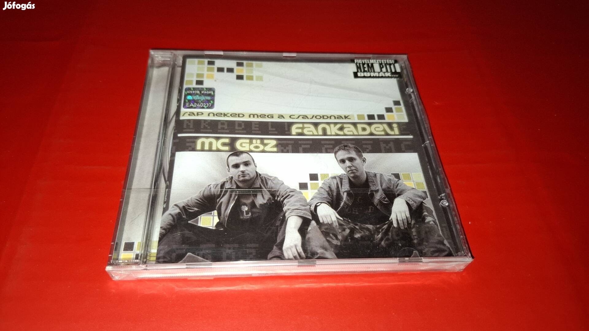 Fankadeli MC Gőz Rap neked meg a csajodnak Cd Új 2003 Bontatlan