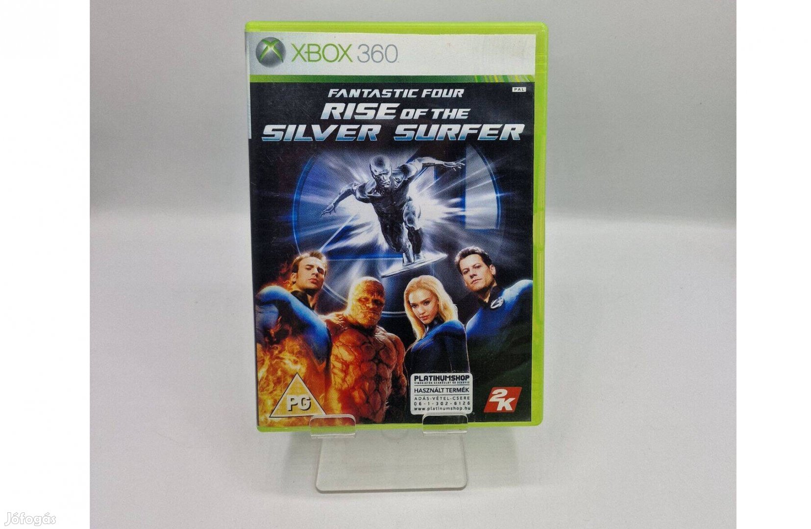 Fantastic Four Rise of the Silver Surfer - Xbox 360 játék, használt