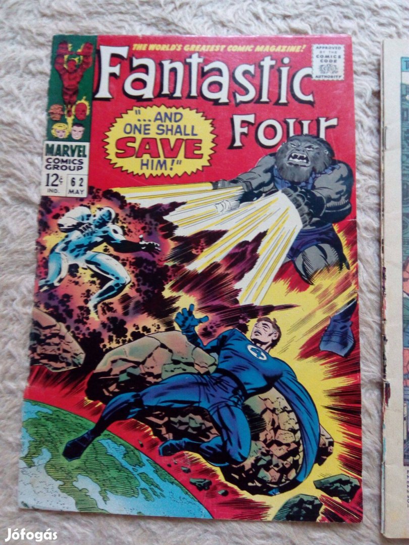 Fantastic Four (1961-es sorozat) Marvel képregény 62. száma eladó!