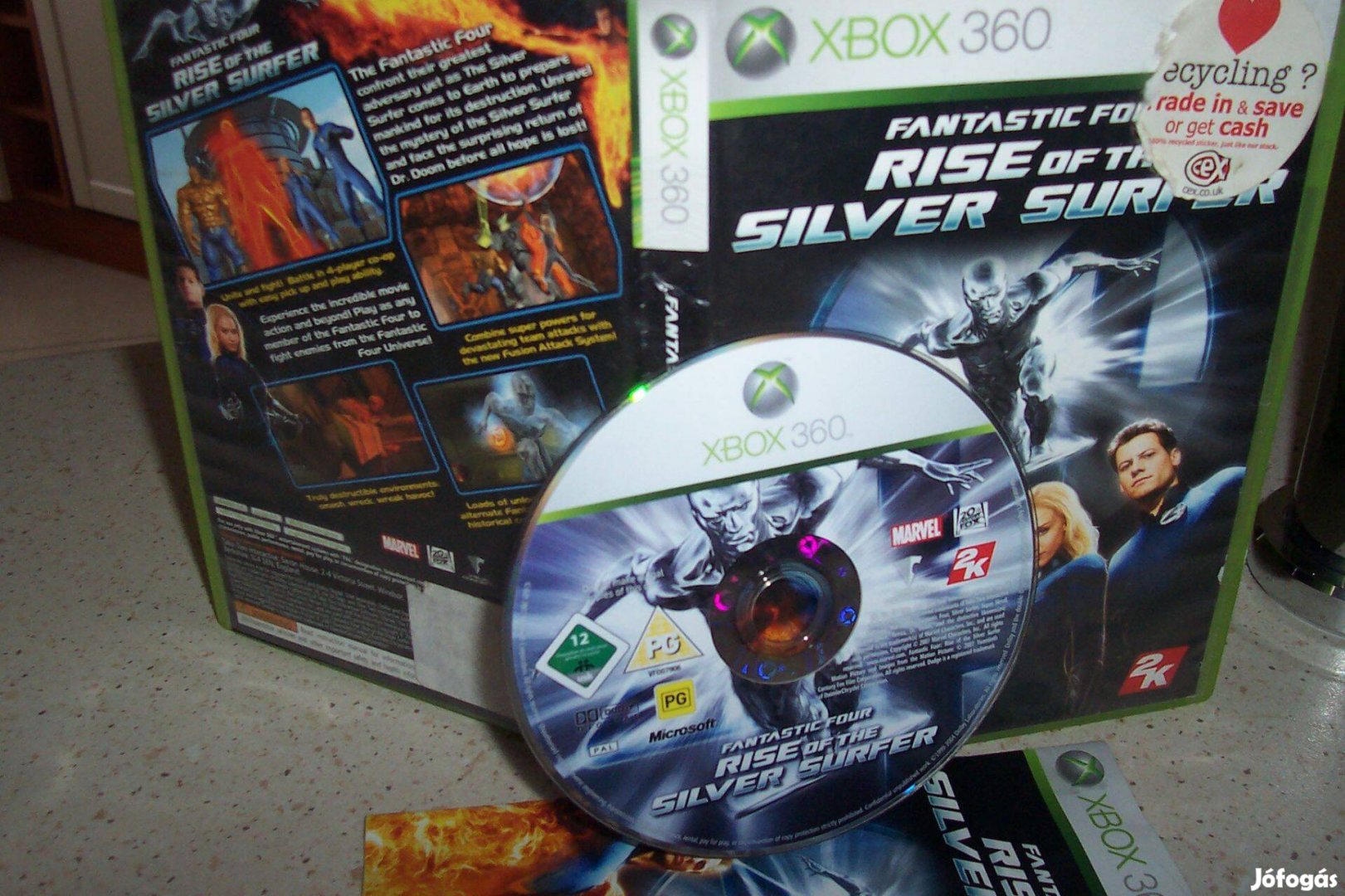 Fantastic Four: Rise of the Silver Surfer - eredeti xbox360 játék