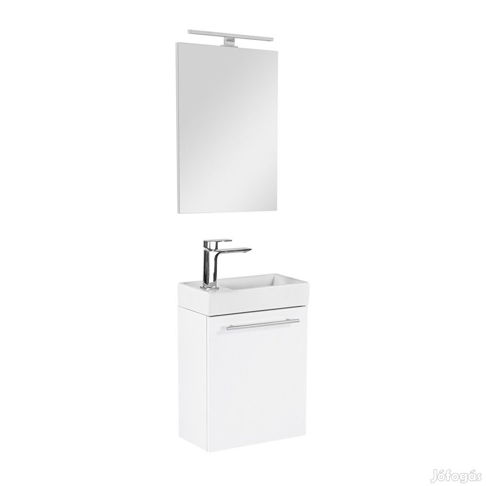 Fantastic fürdőszoba bútor Melanie tükörrel, fehér színben