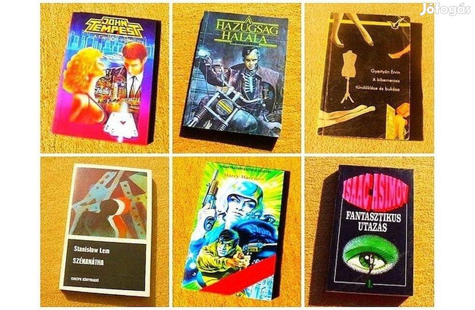 Fantasztikus könyvek - Sci fi könyvek - 7 kötet