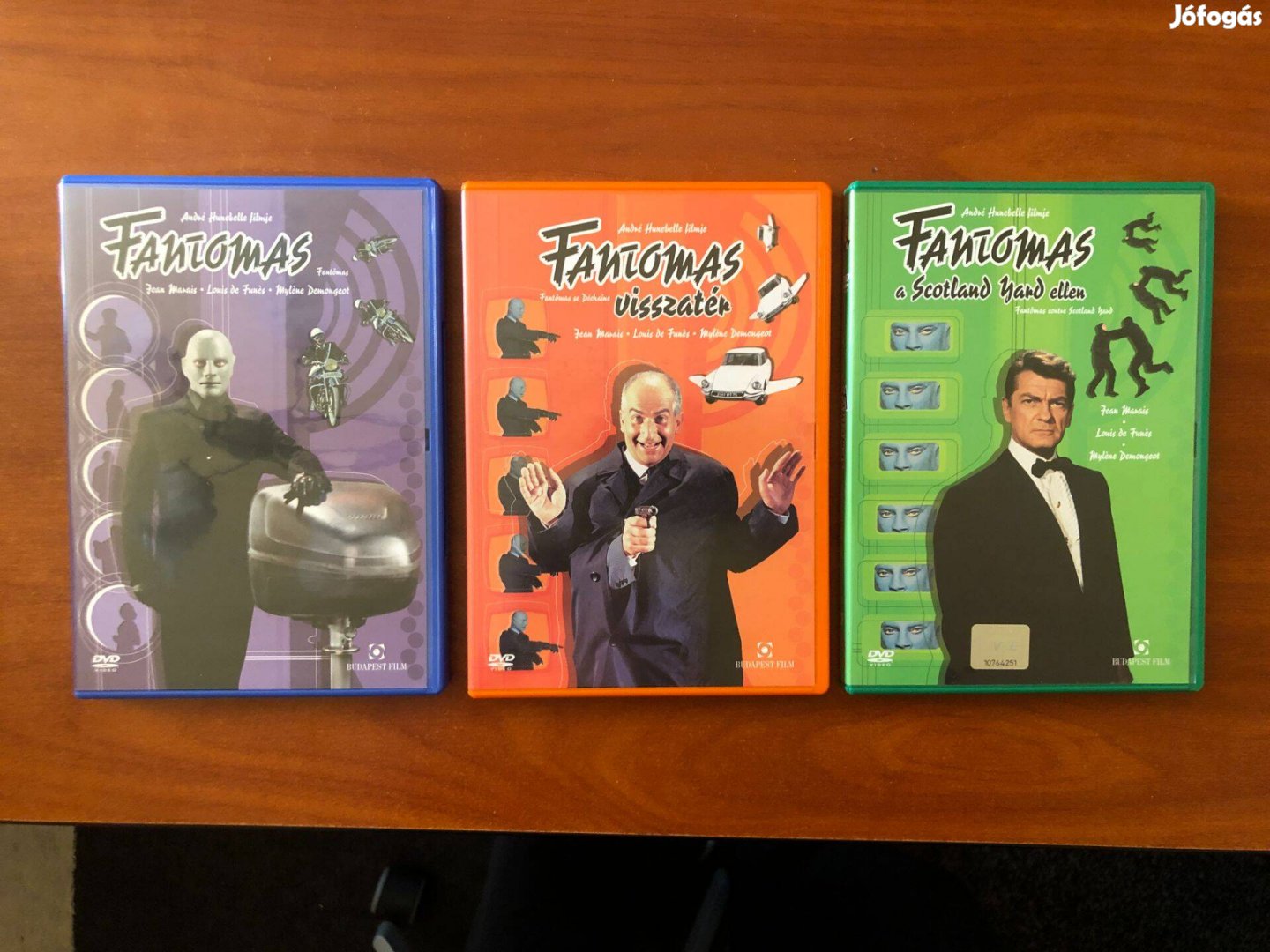 Fantomas DVD sorozat egyben eladó