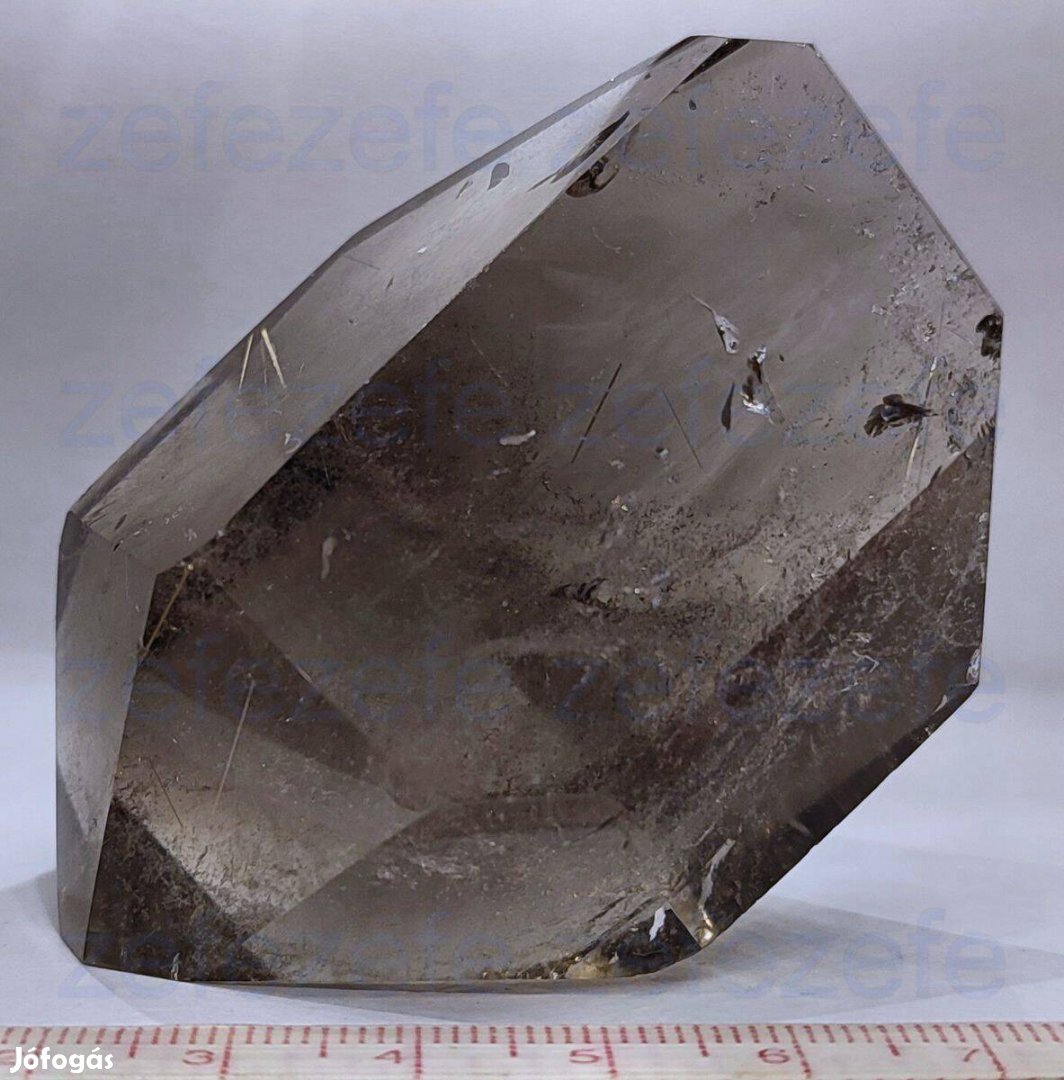 Fantomkvarc füstkvarc, citrin, rutil kristály ásvány (1007.)