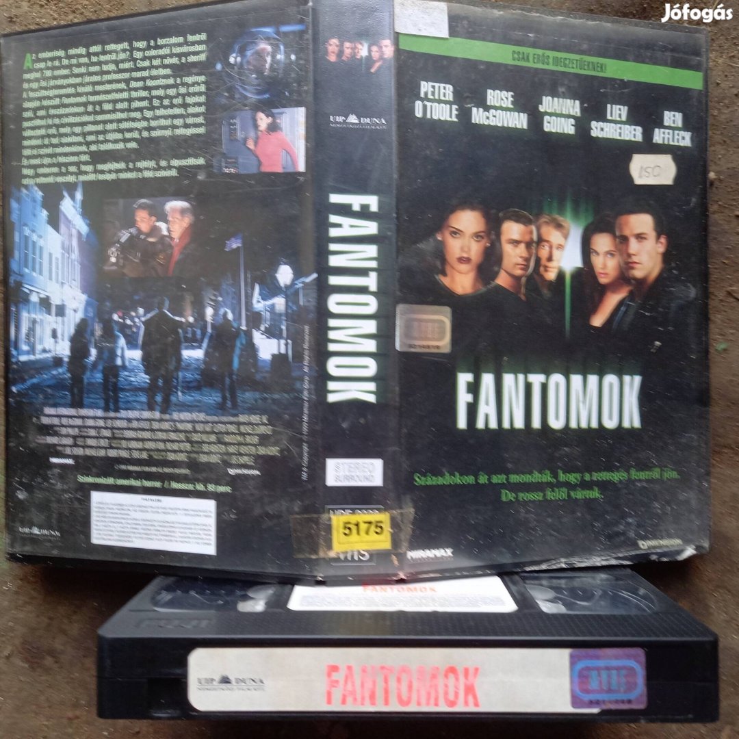 Fantomok - horror vhs - nagytok