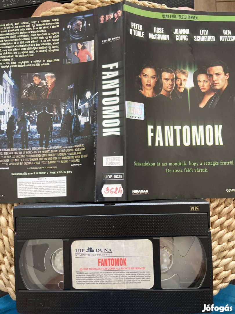 Fantomok vhs