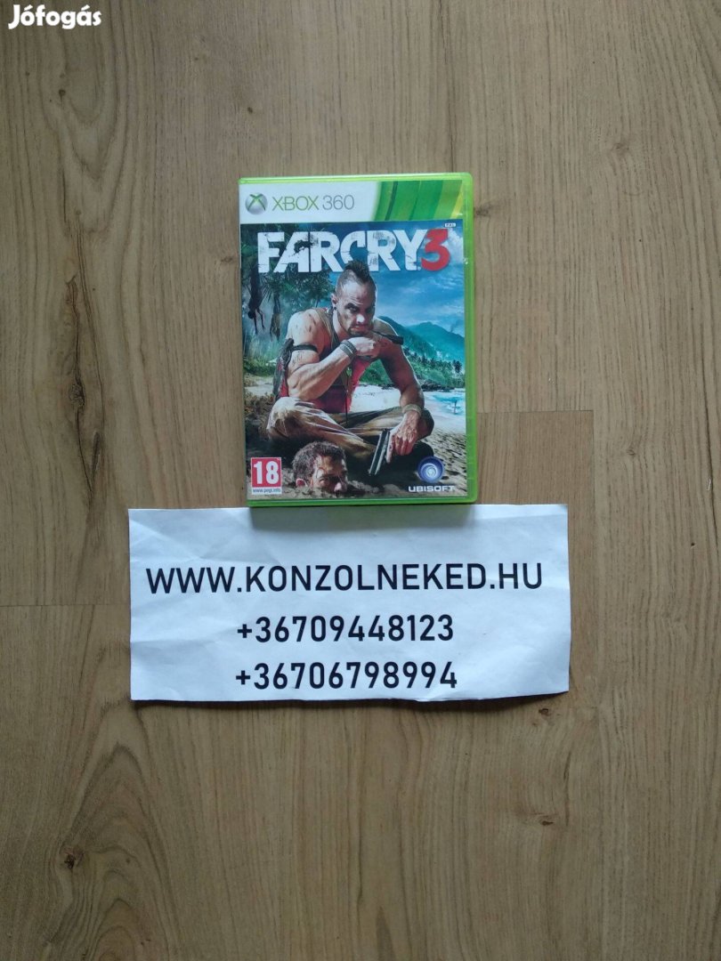 Far Cry 3 Xbox One Kompatibilis eredeti Xbox 360 játék