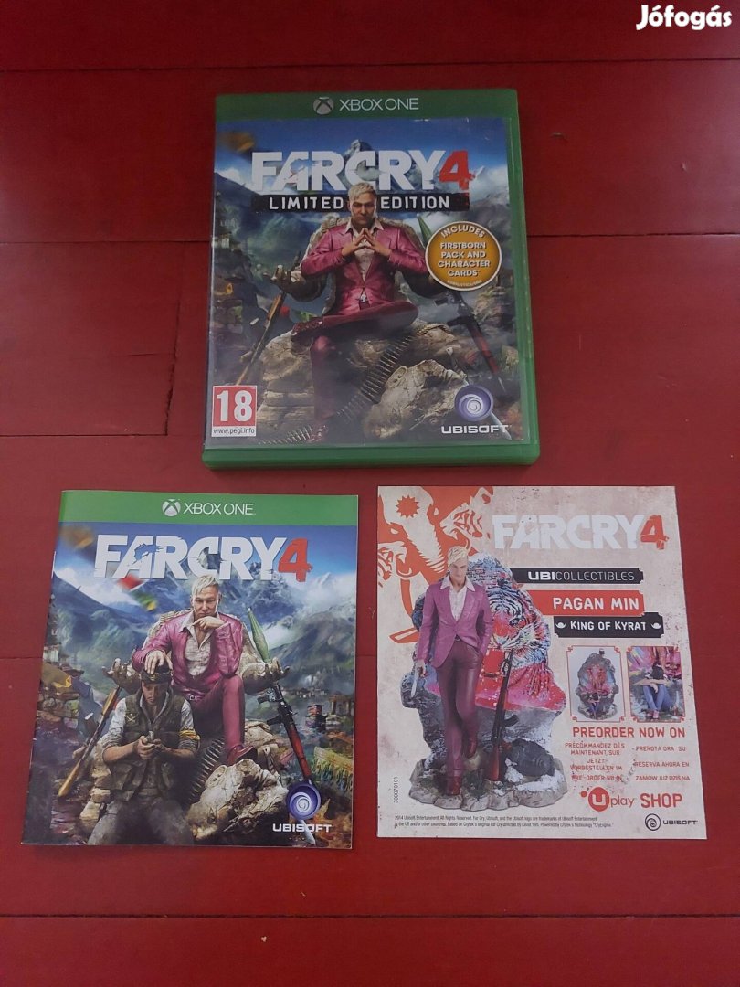 Far Cry 4 Xbox One-ra Nézze meg a leírást + postaköltség