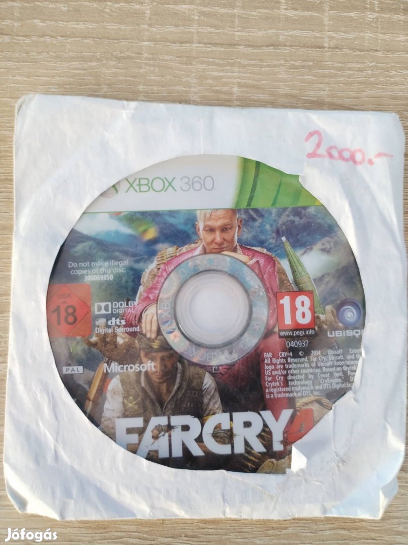 Far Cry 4 papírtokos Xbox 360 játék 