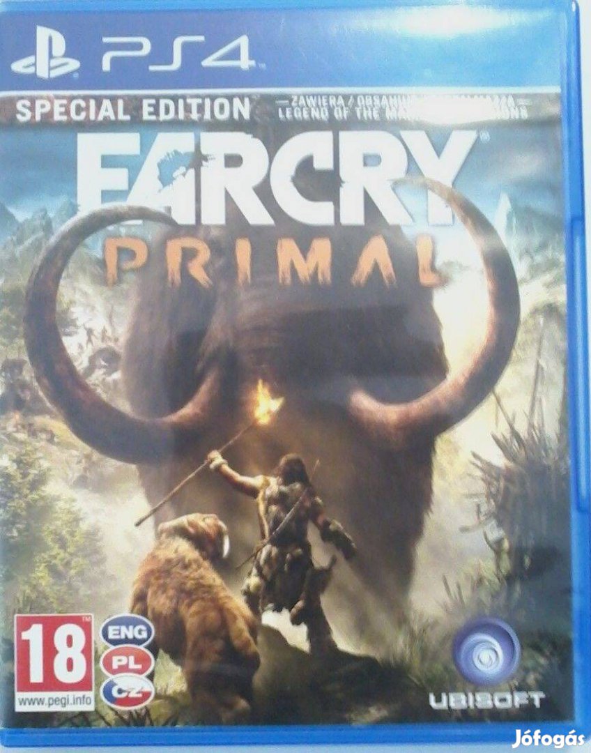 Far Cry Primal PS 4 játék eladó.(nem postázom)