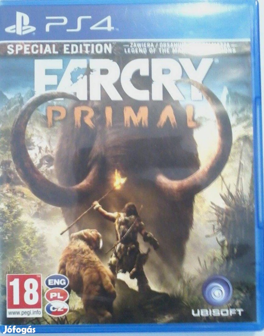 Far Cry Primal PS 4 játék eladó.(nem postázom)