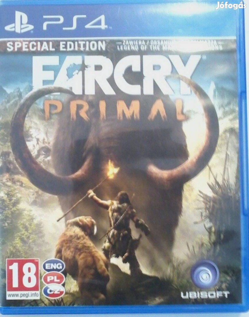 Far Cry Primal Ps4 játék eladó.(nem postázom)