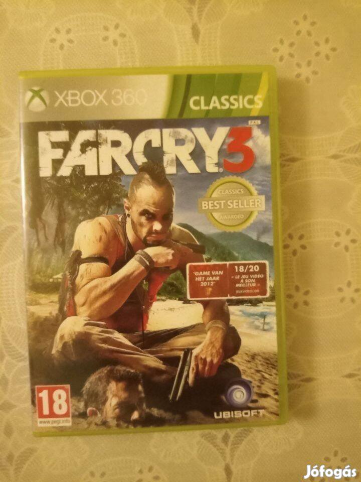 Far cry 3, fifa 11 xbox 360 gyári játék lemez