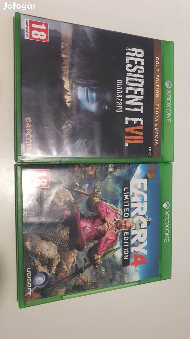 Far cry 4 + resident evil 7 biohazard xbox one